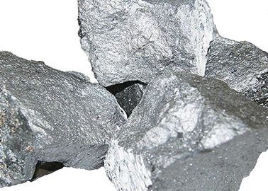 Porcellana Ferro silicio del calcio del metallo della lega usato come ferro polveri di riscaldamento 10 - 40mm del silicio dell&#039;agente fabbrica